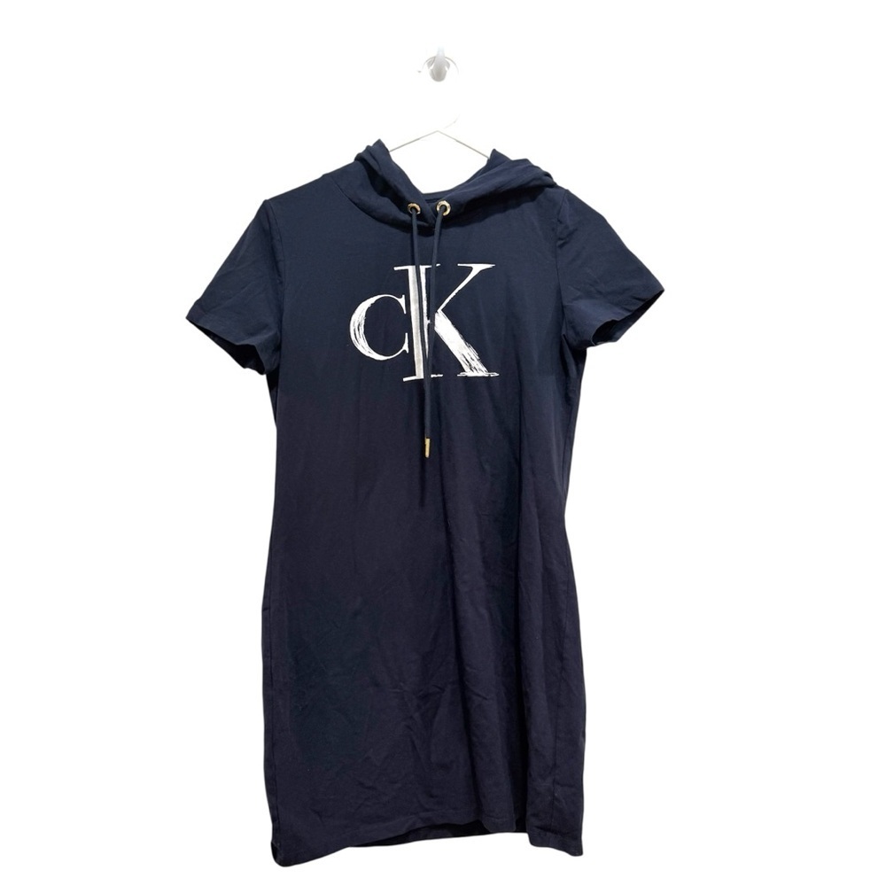 Calvin Klein hooded shirt dress MP